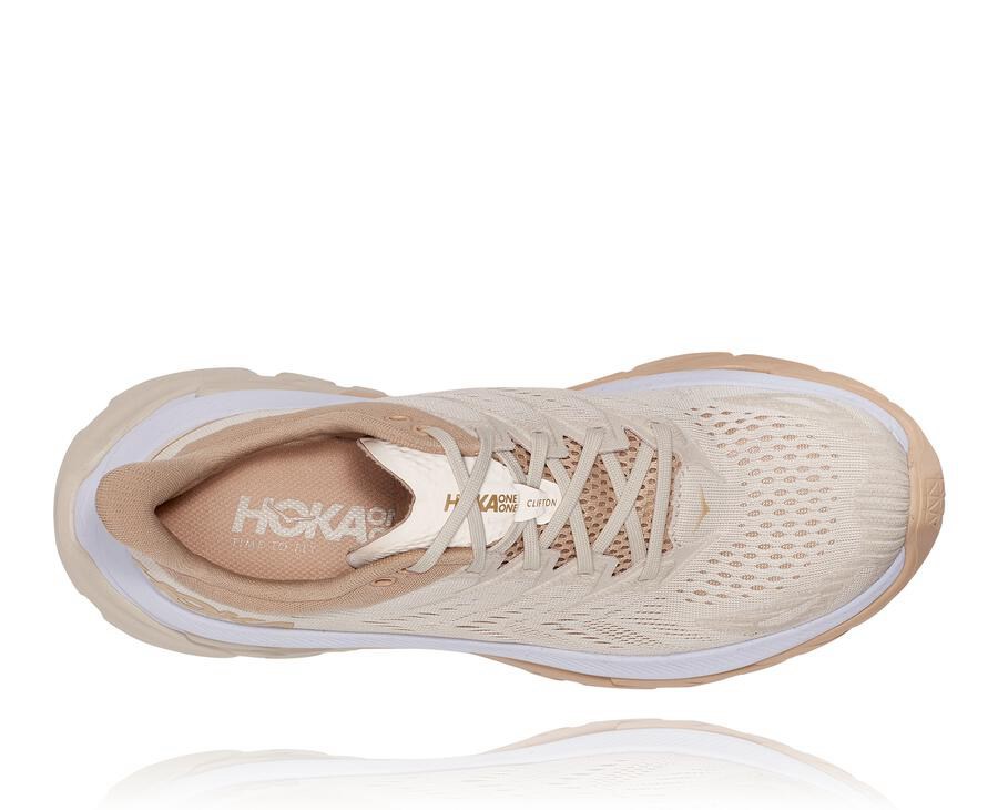 Chaussure Running Hoka One One Clifton Edge Homme - Beige - VPJ-015867